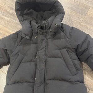 ZARA Toddler Winter Puffer Coat - Black - Size 2Y